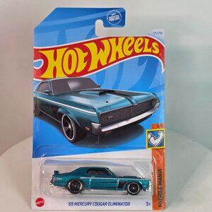 Hot Wheels Muscle Mania 69 Mercury Cougar Eliminator Die-Cast Car  Special Editi